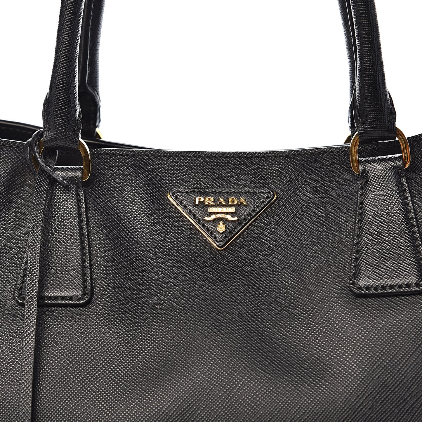 Saffiano Lux Large Tote Black