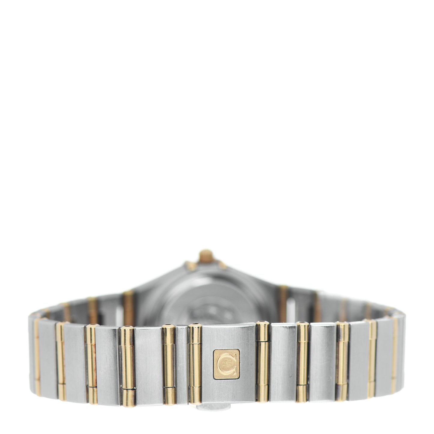 Stainless Steel 18K Yellow Gold Diamond Bezel Mother of Pearl 22mm Constellation Quartz Watch 1267.75.00