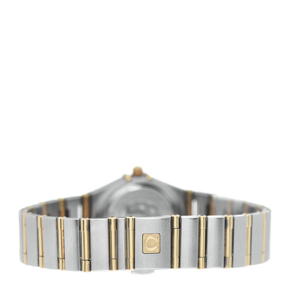 Omega Stainless Steel 18K Yellow Gold Diamond Bezel Mother of Pearl 22mm Constellation Quartz Watch 1267.75.00 3 of 4