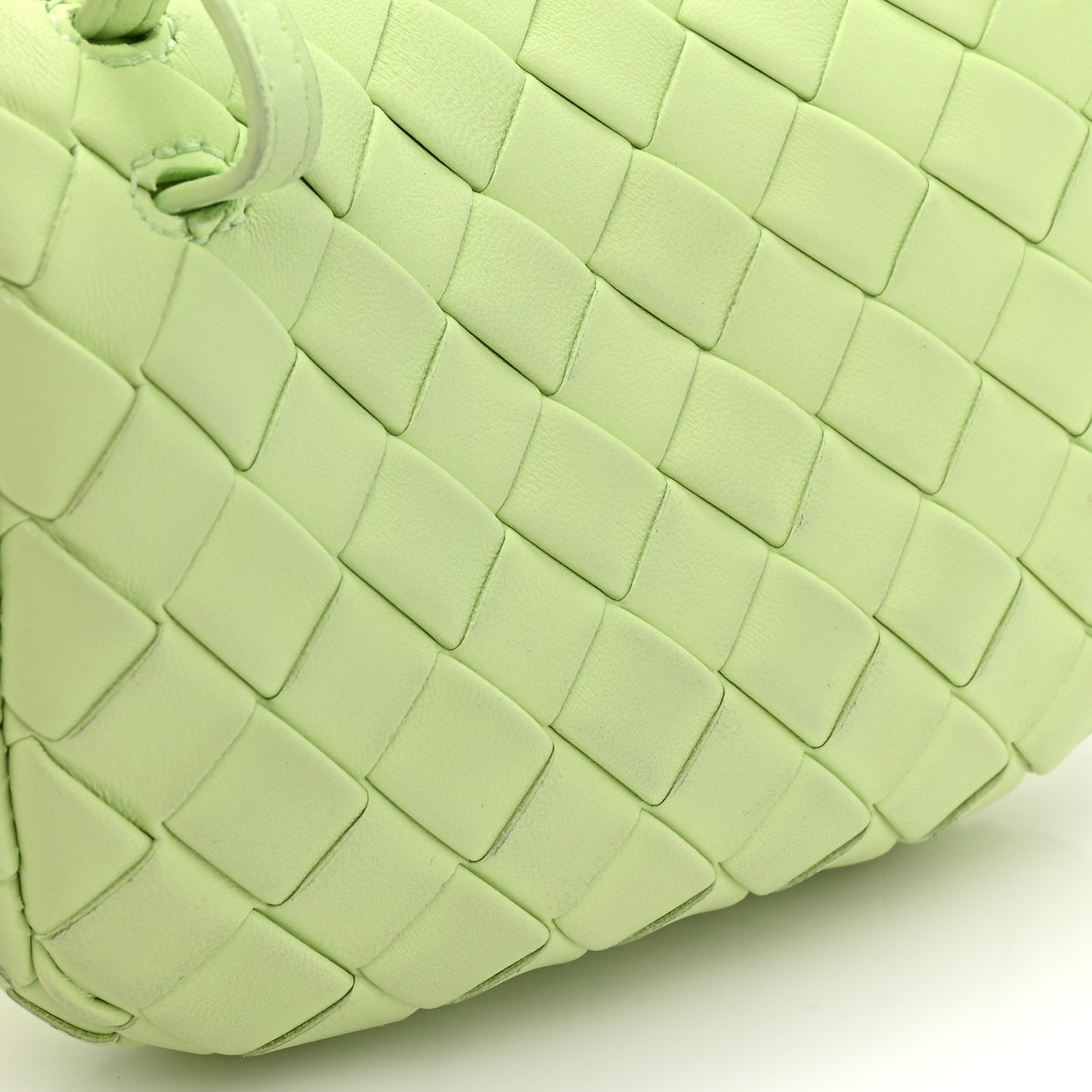 Nappa Intrecciato Belt Bag Fennel
