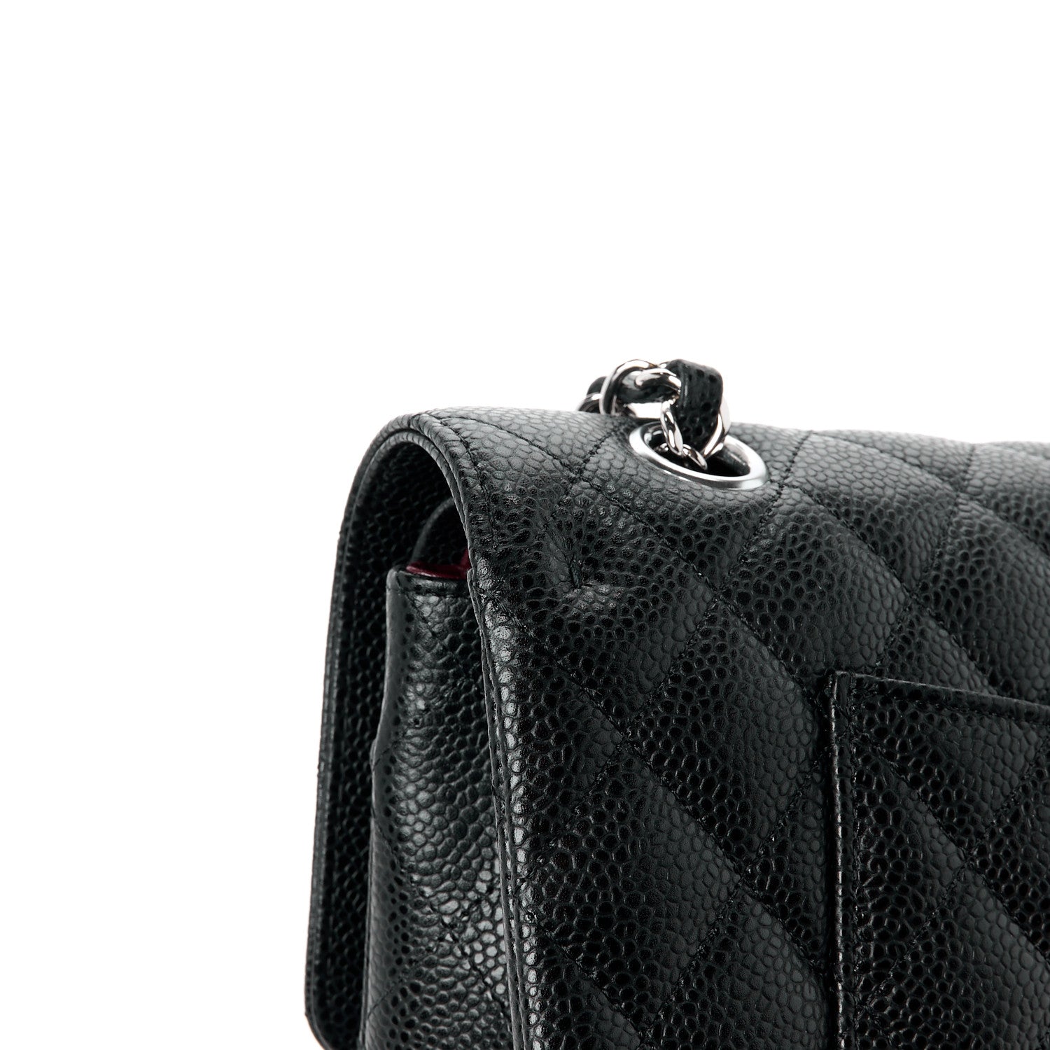 Chanel Caviar Quilted Medium Double Flap Black 14 of 14