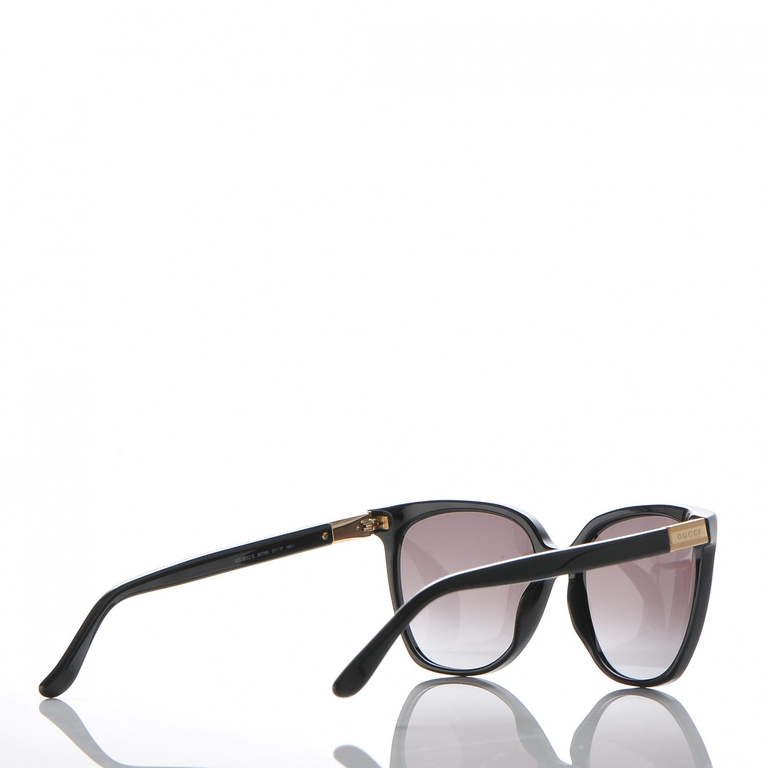Gucci Oversized Sunglasses 3502/S Black 4 of 7