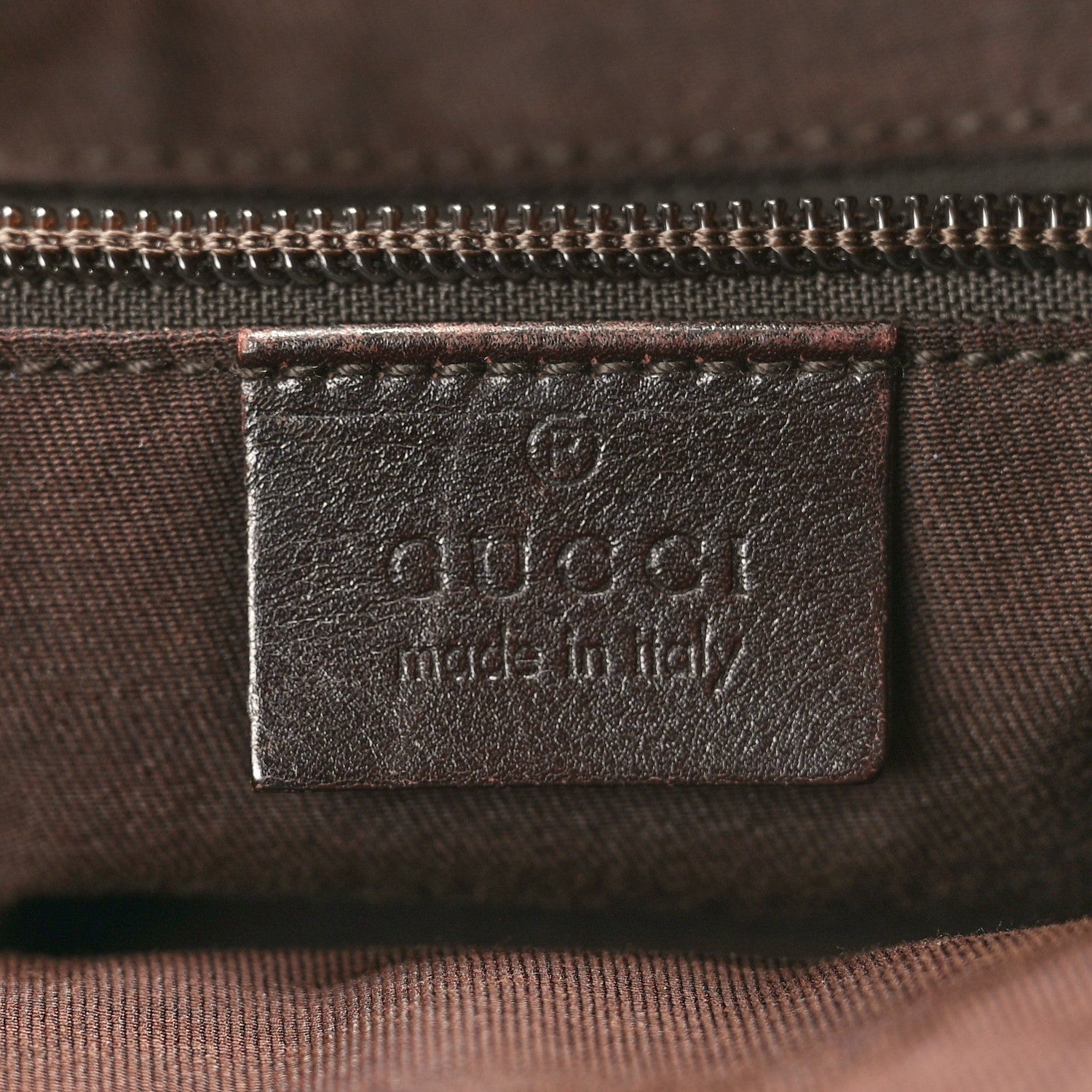 Gucci Monogram Calfskin Perforated Medium Flat Messenger Bag Dark Brown 6 of 14
