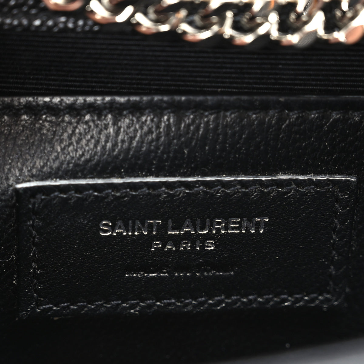 Grain De Poudre Small Monogram Kate Satchel Black