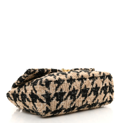 Chanel Tweed Large Chanel 19 Flap Beige Black 4 of 10