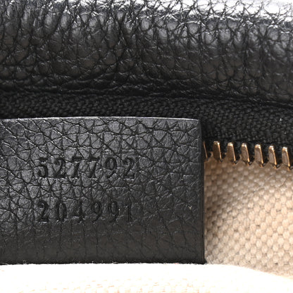Gucci Grained Calfskin Small Logo Belt Bag Black 7 of 10