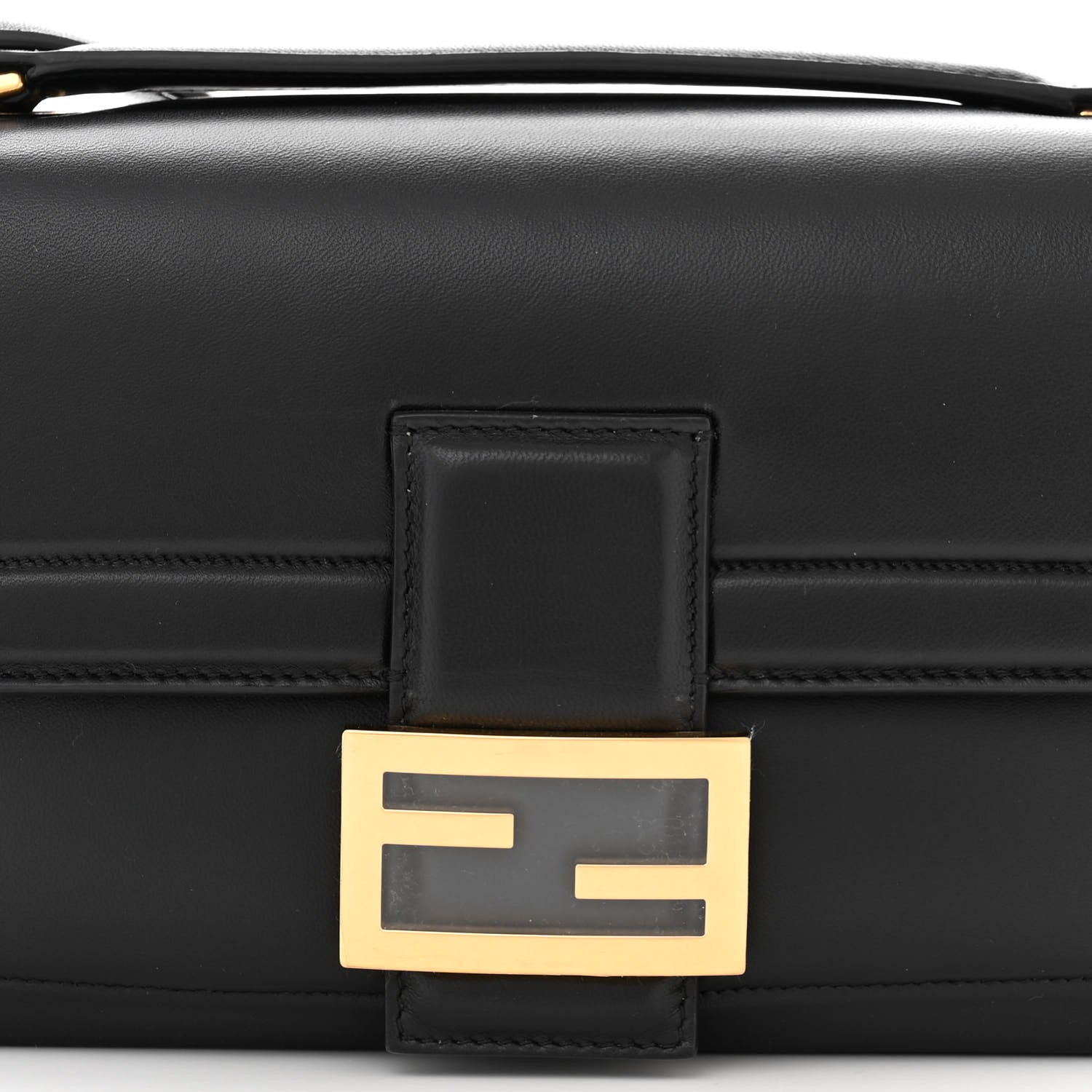 Fendi Nappa Apolo Chain Baguette Black 8 of 10