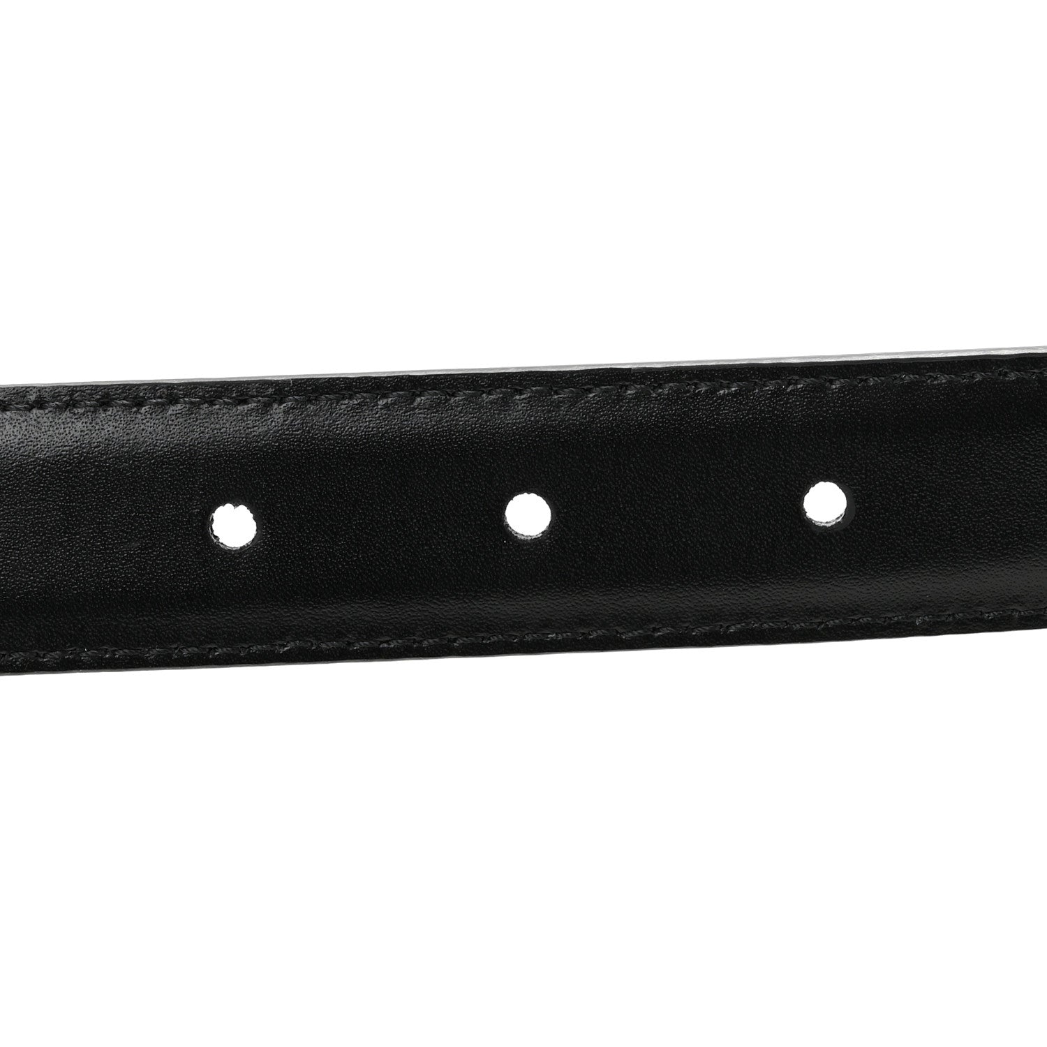 Celine Box Calfskin Medium 25mm Triomphe 80 32 Belt Black 4 of 8