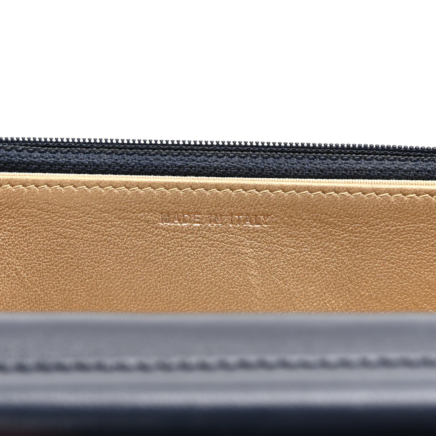 Lambskin Quilted Pearl Crush Wallet on Chain WOC Navy