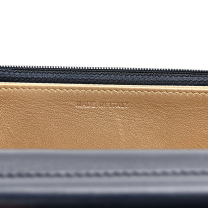 Chanel Lambskin Quilted Pearl Crush Wallet on Chain WOC Navy 7 of 11