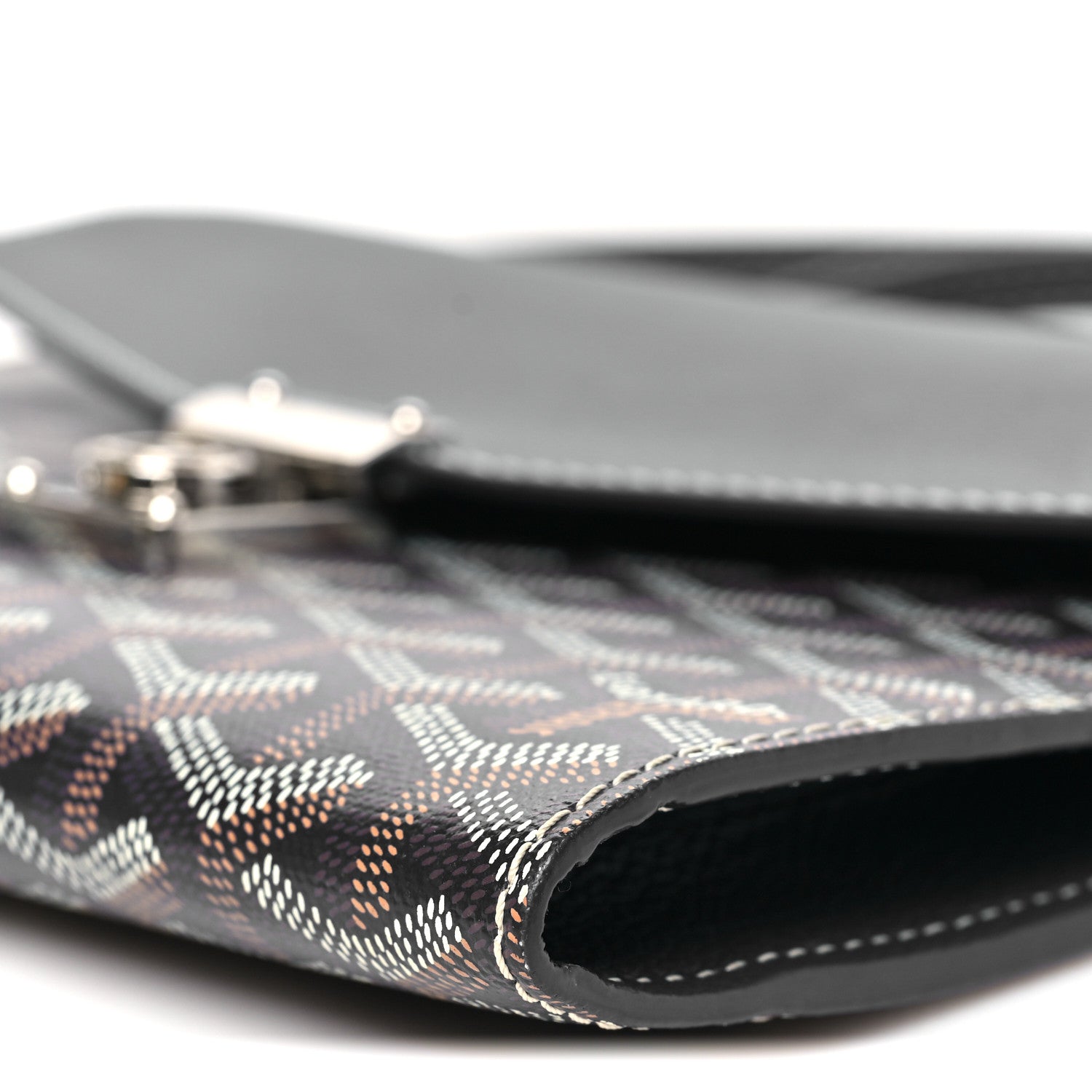 Goyard Goyardine Calfskin Chypre Wallet Pouch Navy 10 of 10