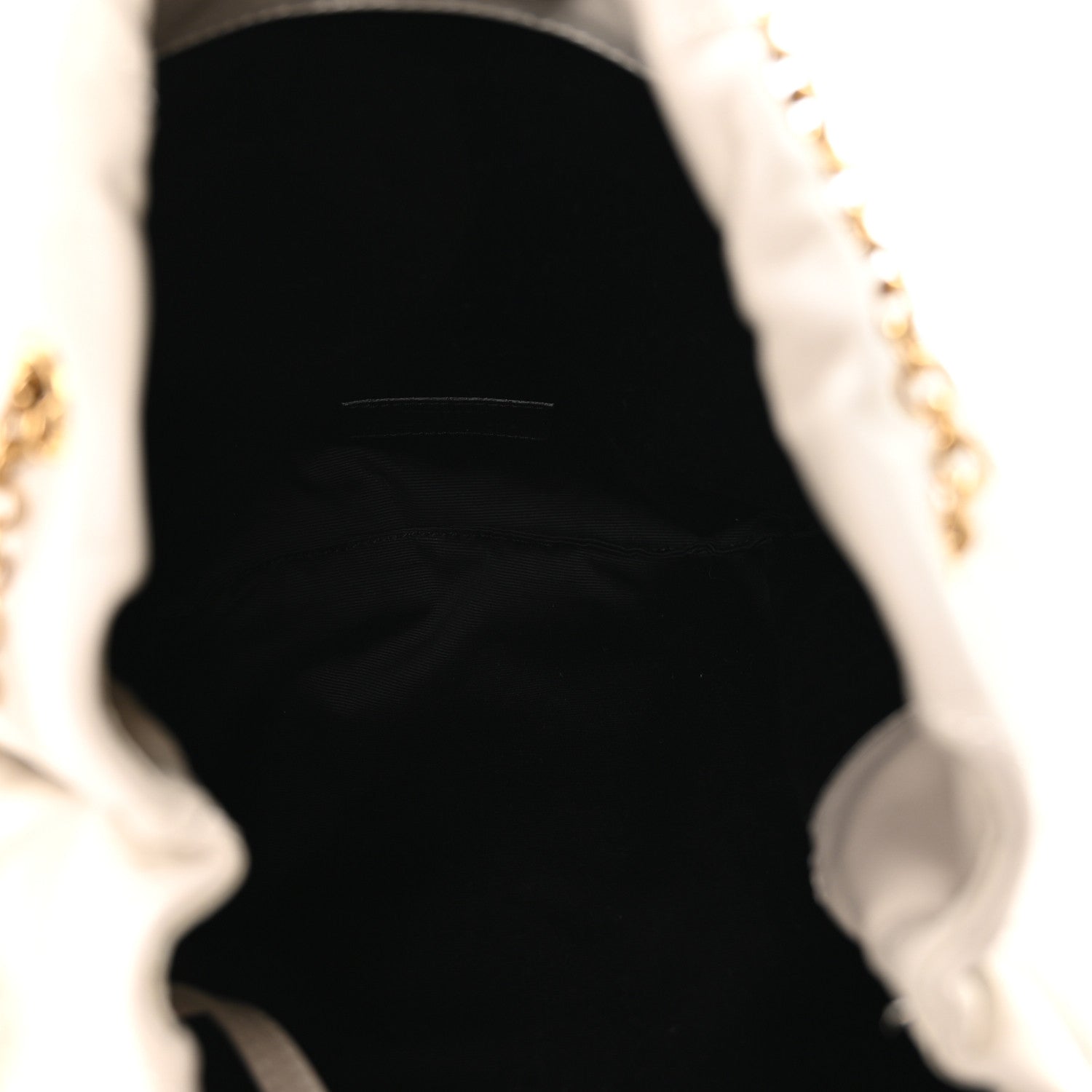 Saint Laurent Lambskin Matelasse Monogram Medium Jamie 4.3 Pochon Blanc Vintage 6 of 11