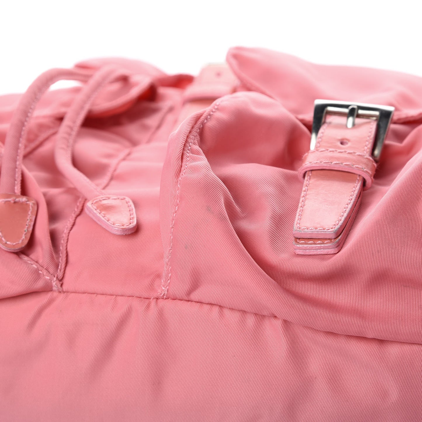 Nylon Vela Medium Backpack Pink