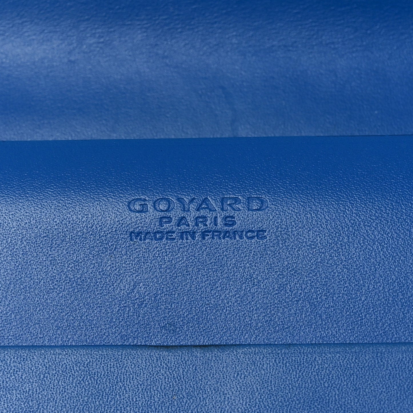 Goyardine Richelieu Wallet Sky Blue