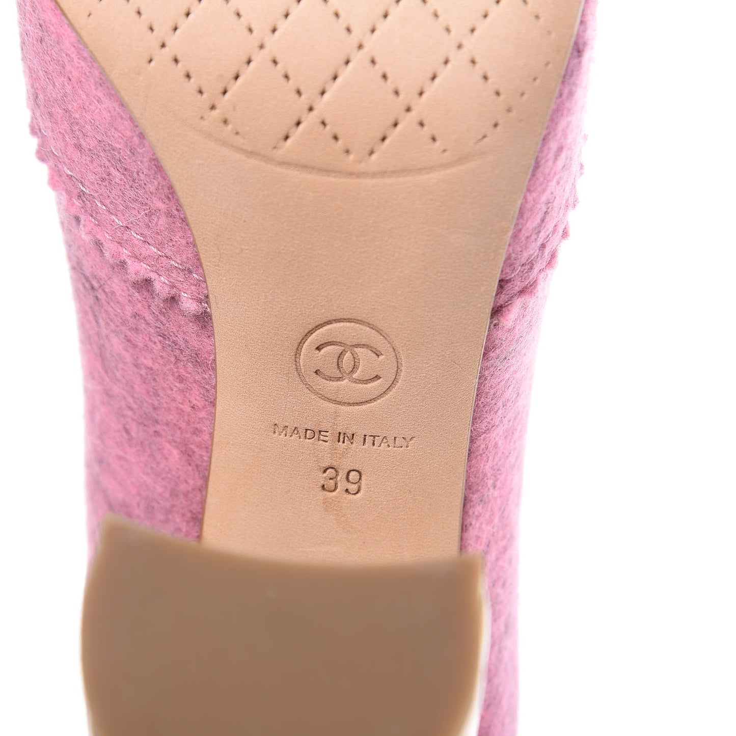 Chine Felt Short Boots 39 Pink