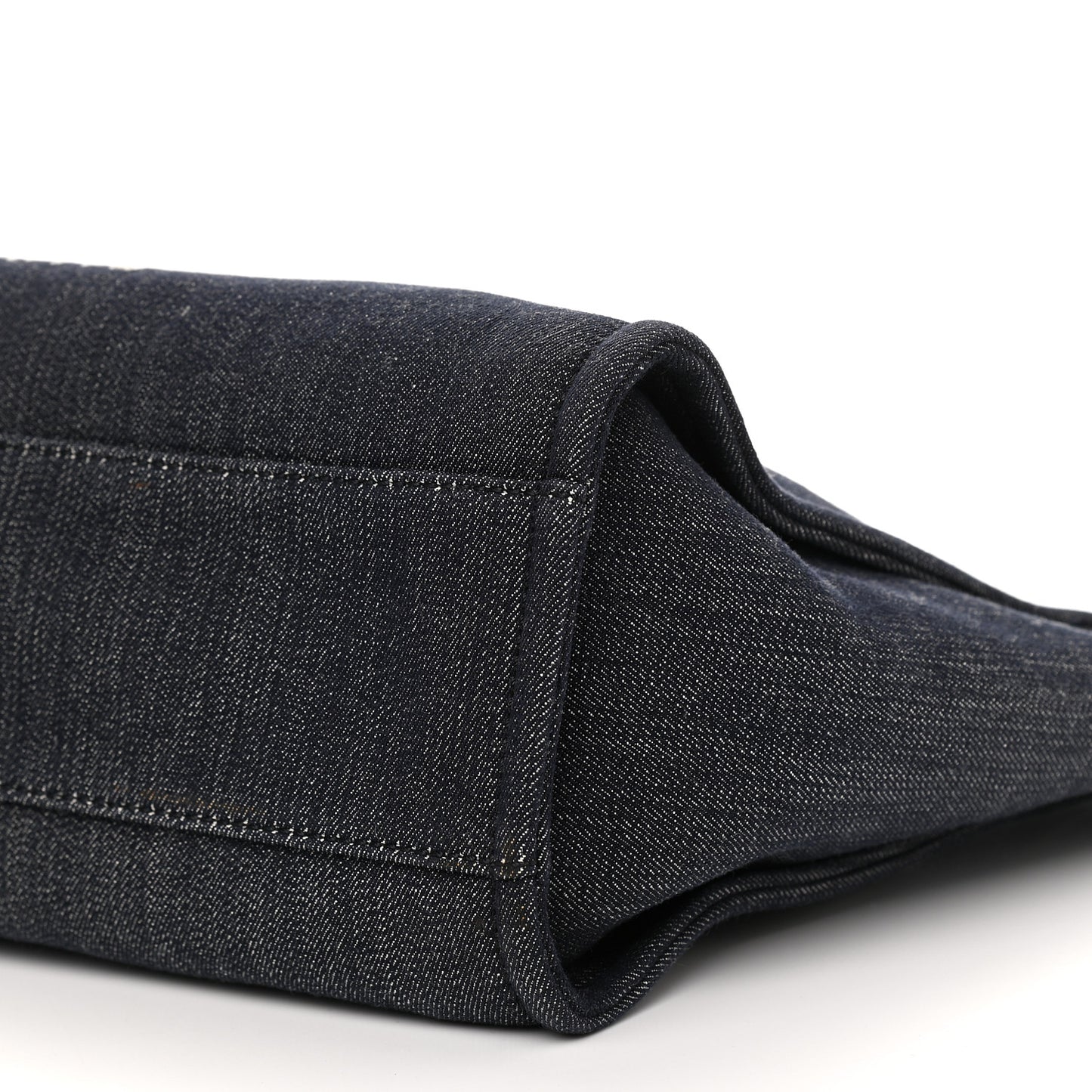 Denim Small Deauville Tote Dark Blue