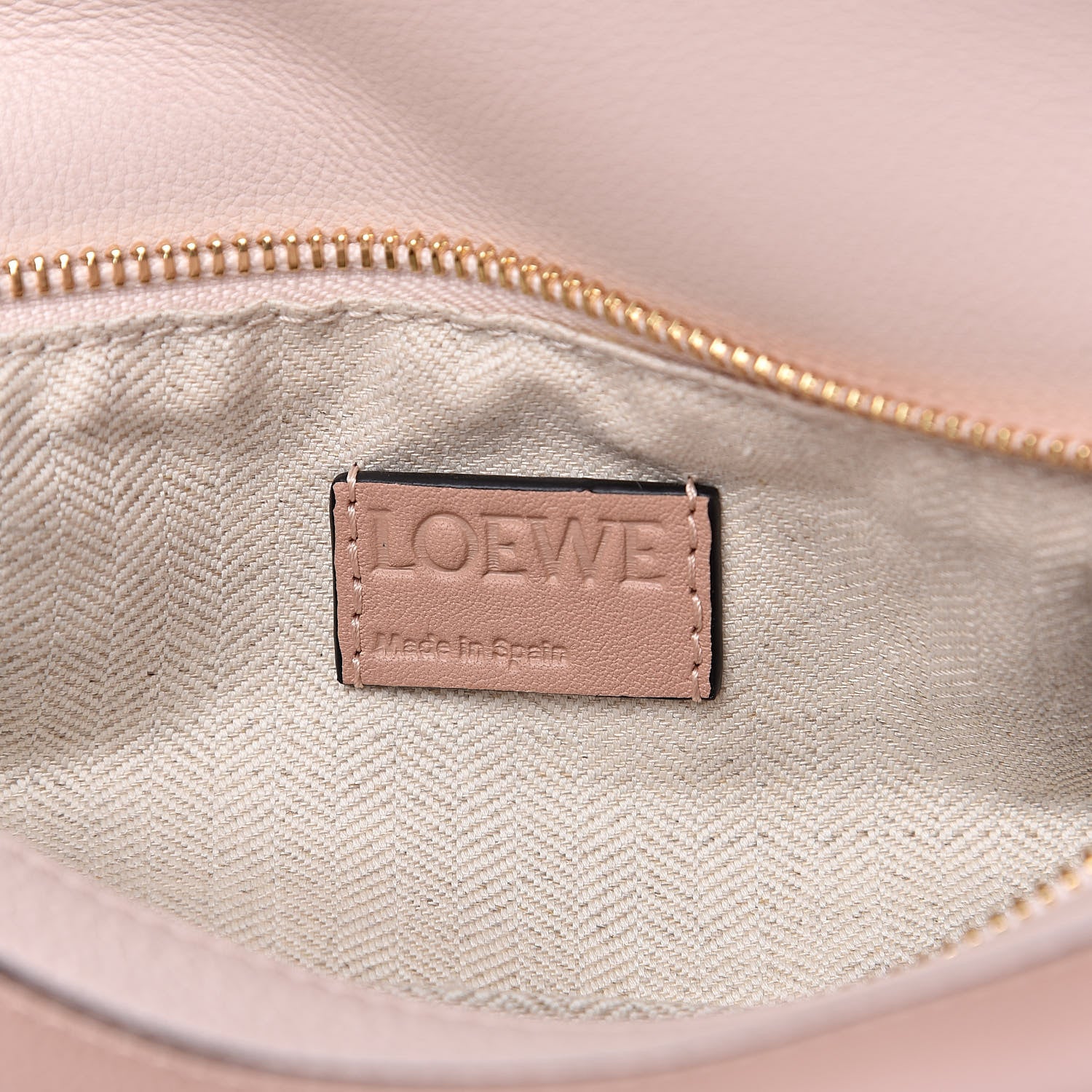 Loewe Calfskin Suede Small Puzzle Bag Blush 5 of 9