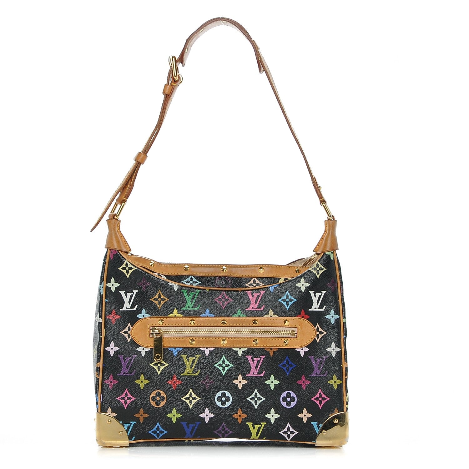 Louis Vuitton Monogram Multicolor Boulogne Black 1 of 6