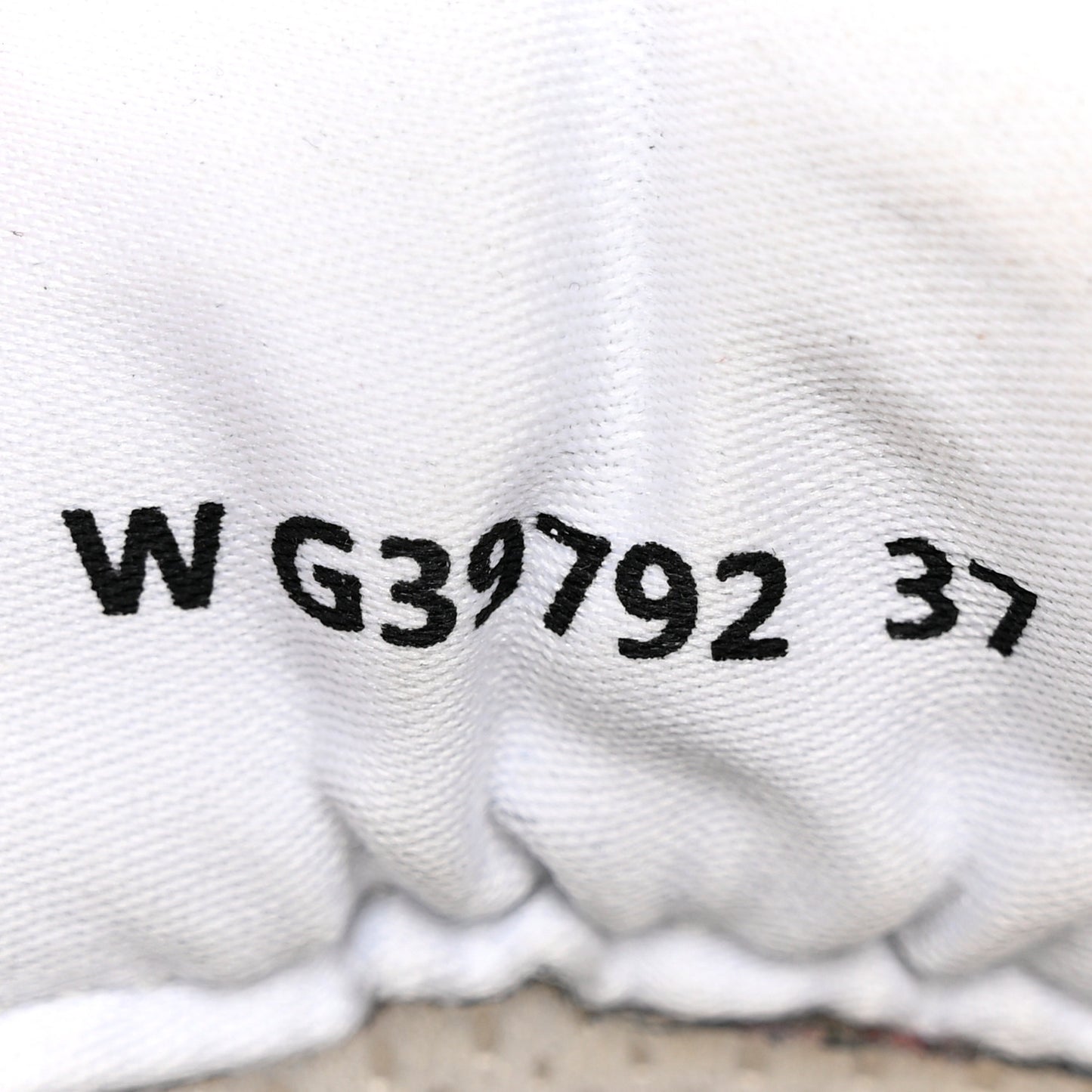 Fabric Laminated Calfskin Stretch CC Sneakers 37 White Silver
