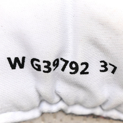 Chanel Fabric Laminated Calfskin Stretch CC Sneakers 37 White Silver 8 of 19