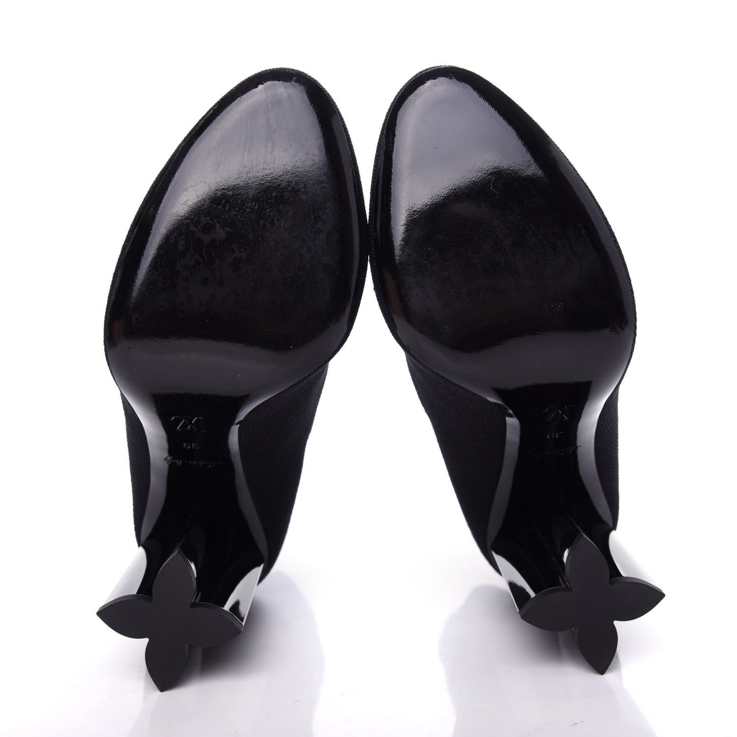 Stretch Fabric New Wave Silhouette Ankle Boots 39 Black