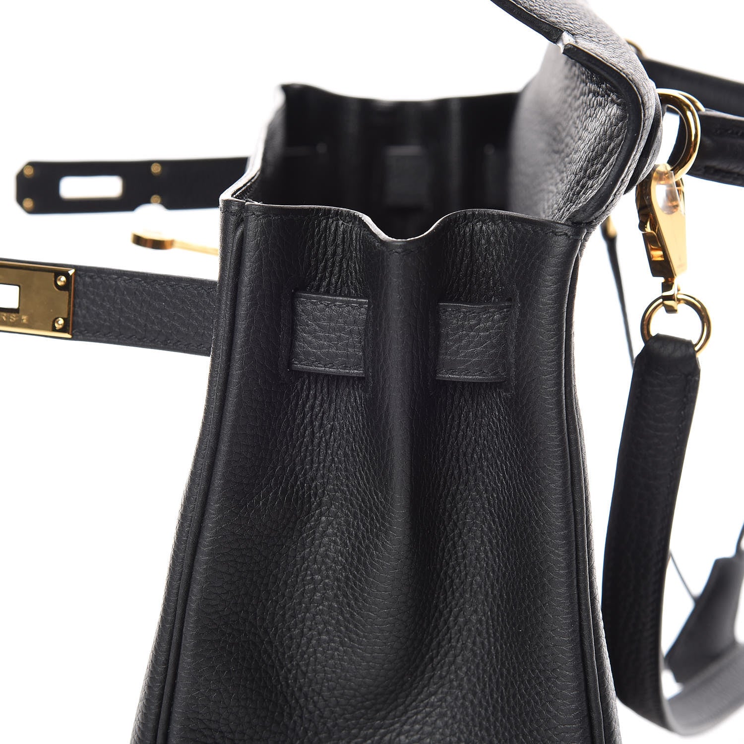 Hermes Togo Kelly Retourne 28 Black 25 of 42