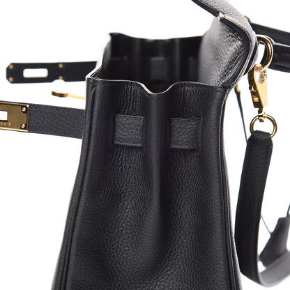 Hermes Togo Kelly Retourne 28 Black 25 of 42