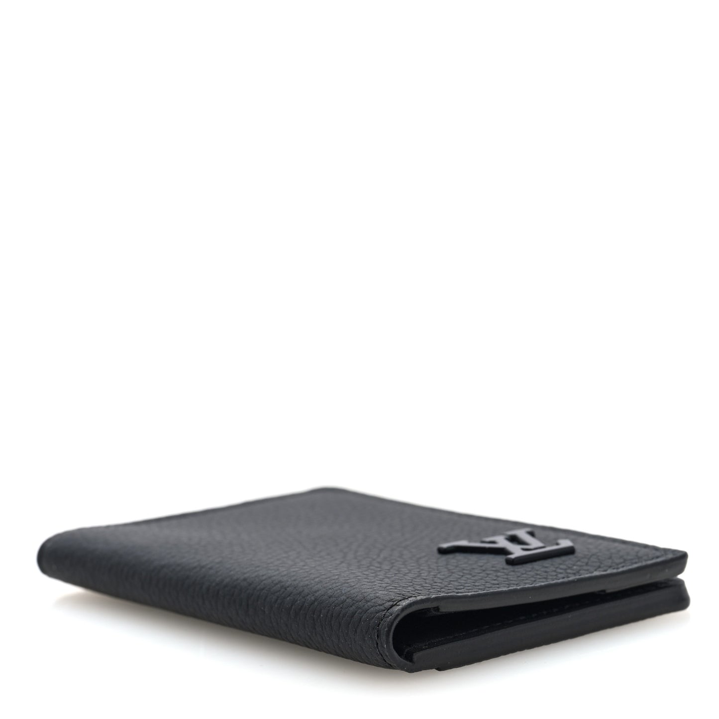Grained Calfskin Aerogram Pocket Organizer Black