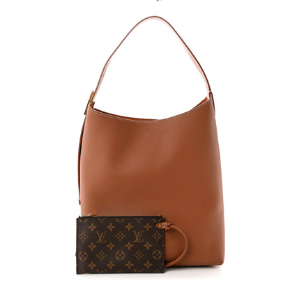 Louis Vuitton Grained Calfskin Low Key Hobo MM Cognac 3 of 10