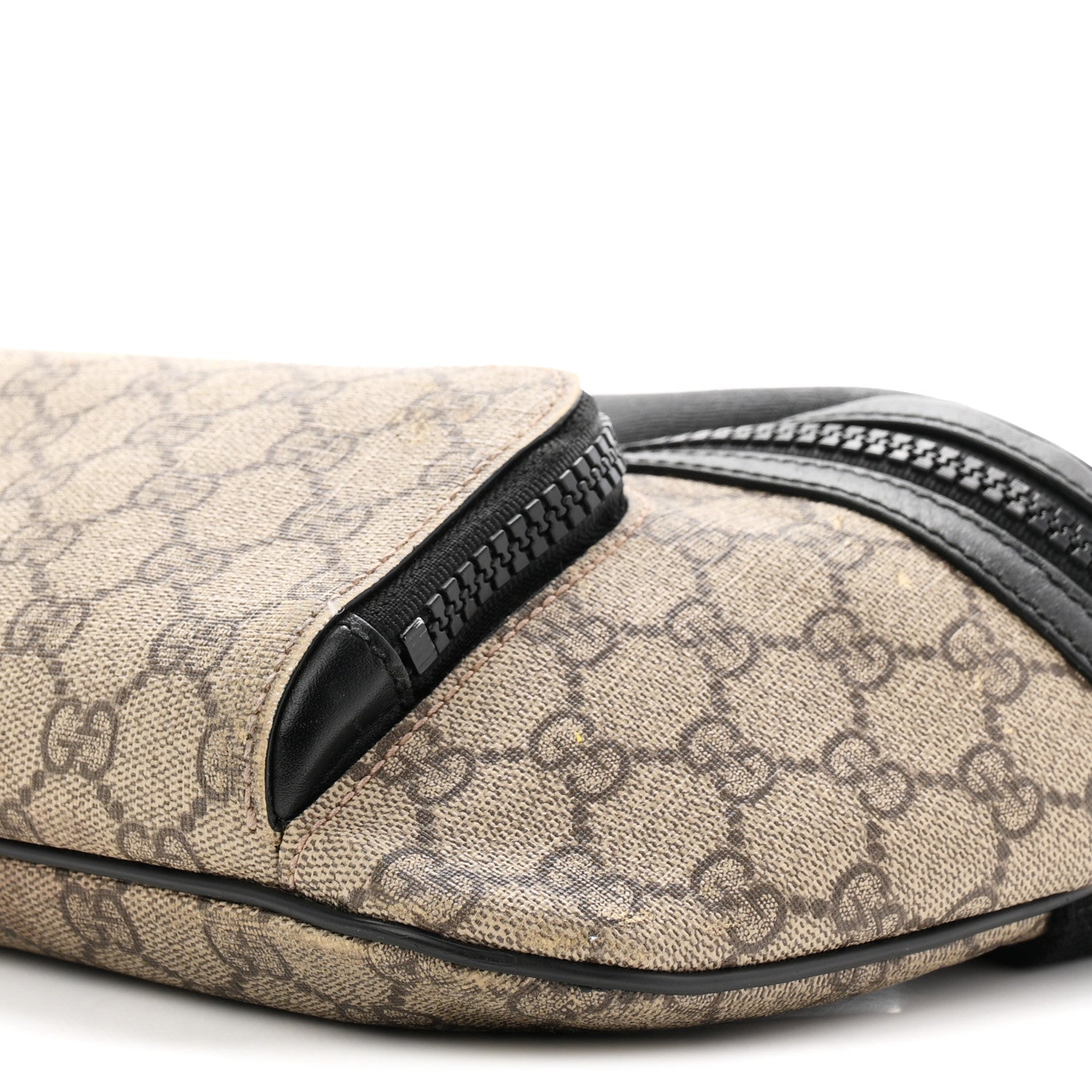Gucci GG Supreme Monogram Belt Bag Black 10 of 11