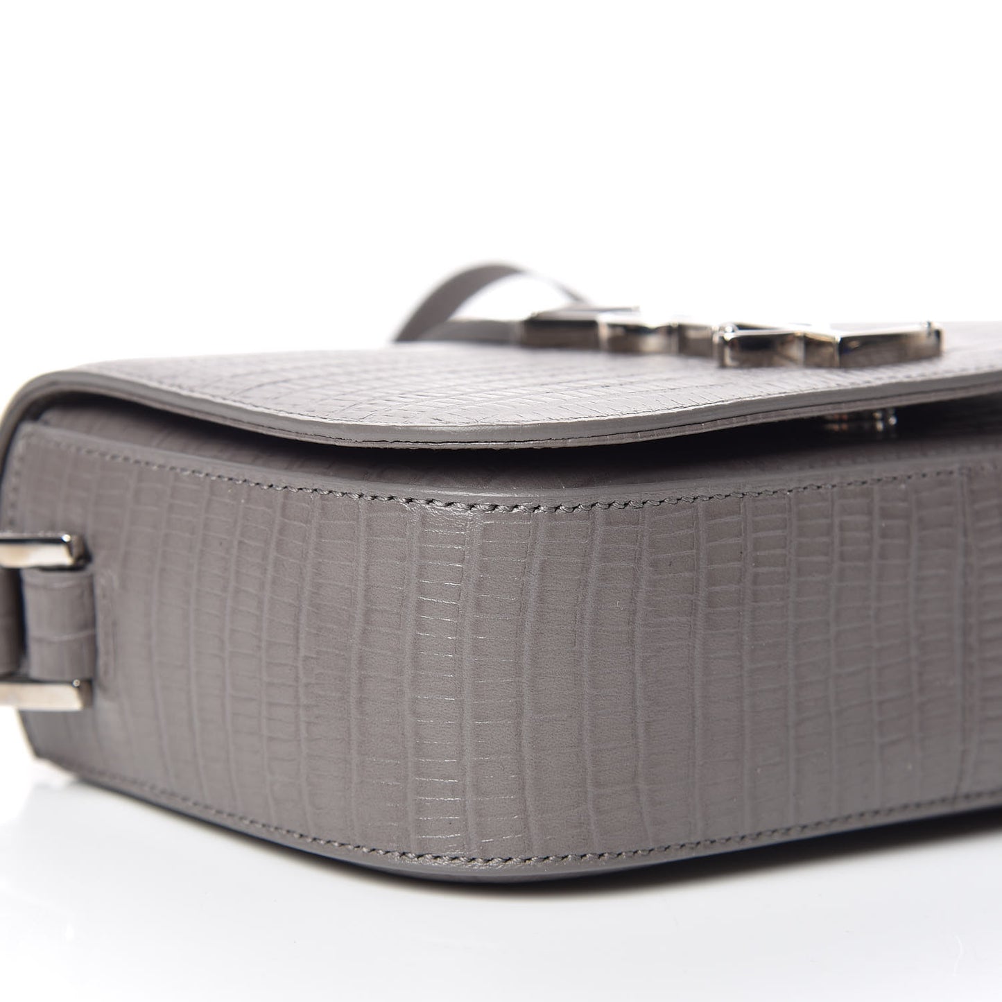 Lizard Calfskin Embossed Small Classic Monogram Universite Bag Fog