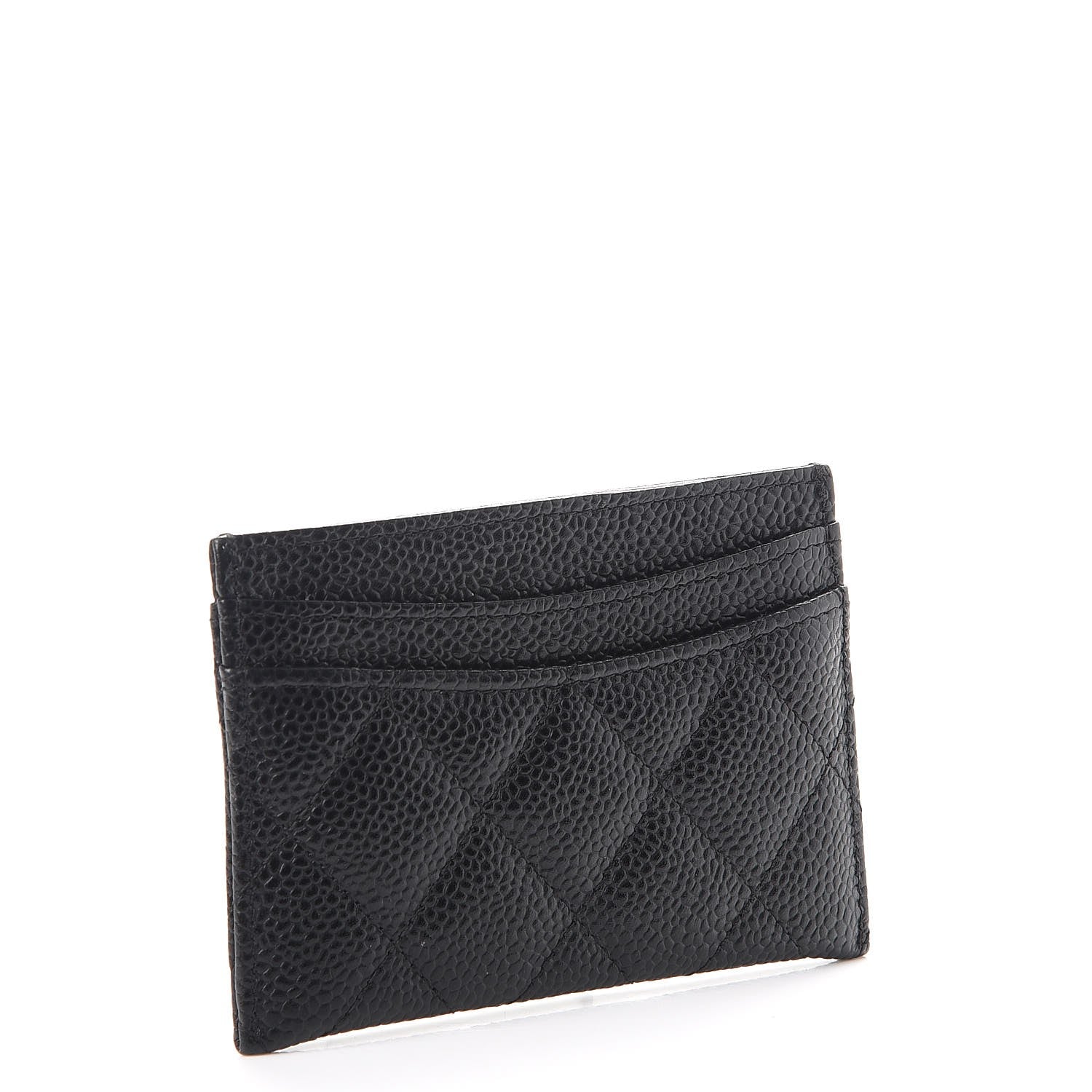 Chanel Caviar Quilted Card Holder Black 3 of 9