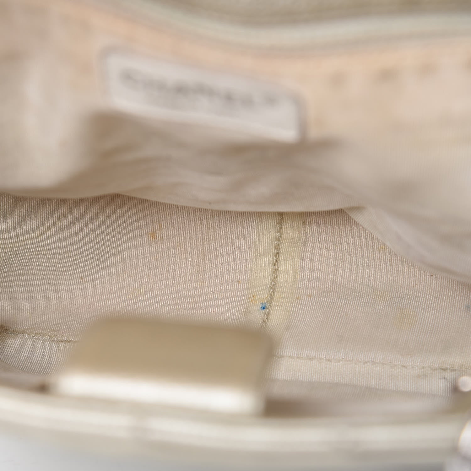 Chanel Metallic Caviar Quilted Petit Shopping Tote PST Pearl 15 of 34