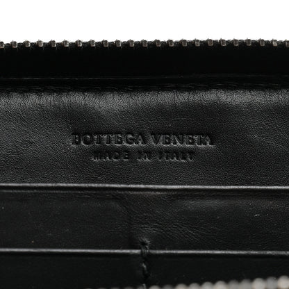 Bottega Veneta Nappa Intrecciato Zip Around Wallet Black 6 of 7