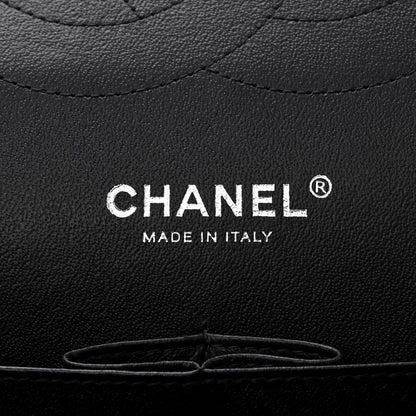 Chanel Lambskin Quilted Jumbo Double Flap So Black 6 of 15