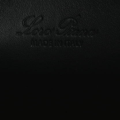 Loro Piana Calfskin Cotton Linen Nano Sesia Happy Day Bag Natural Black 6 of 9