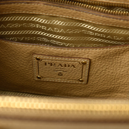 Prada Vitello Daino Zip Tote Sughero 8 of 12