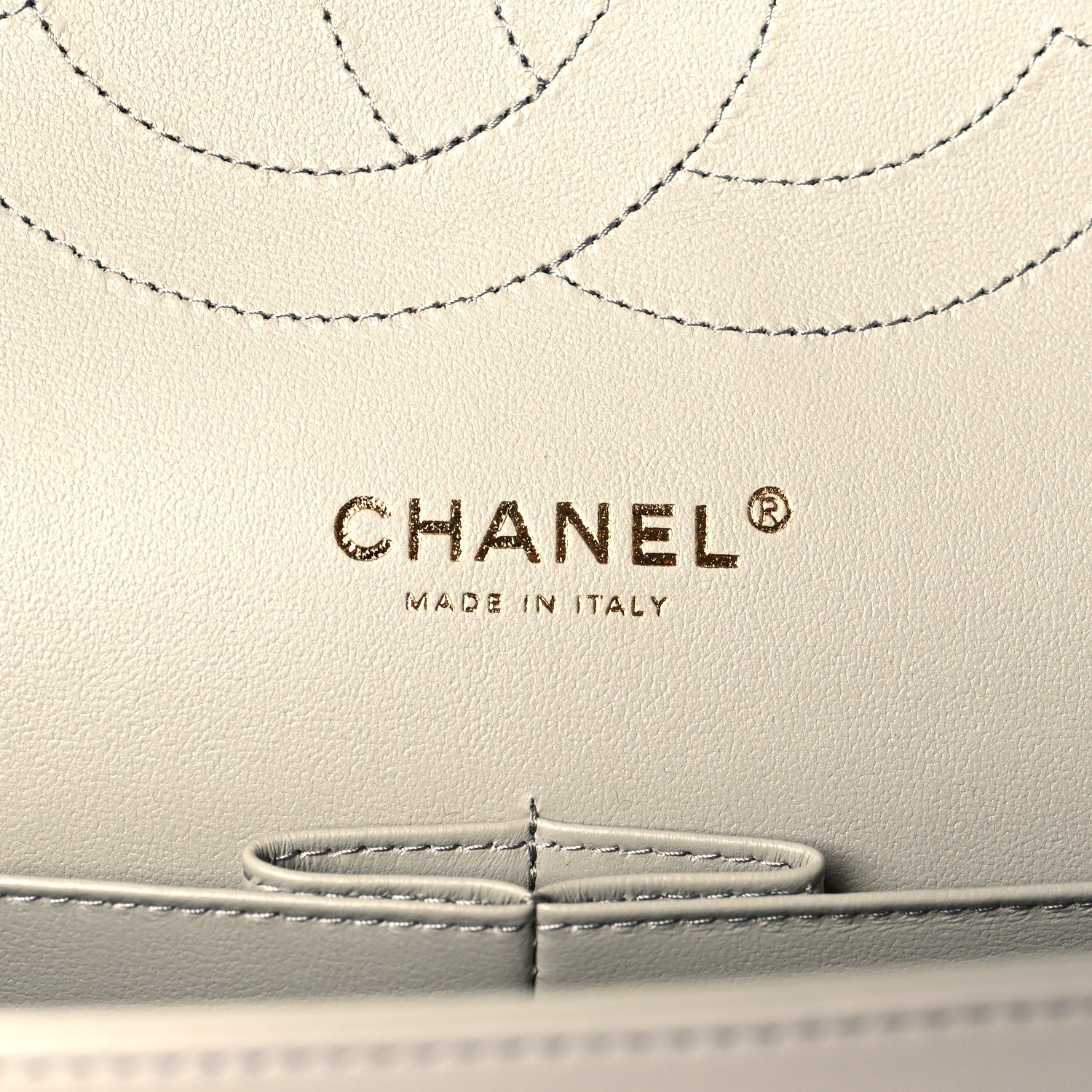 Chanel Lambskin Quilted Jumbo Double Flap Grey 5 of 10