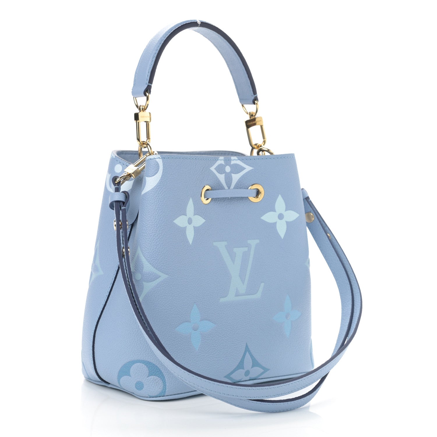 Louis Vuitton Empreinte Monogram Giant By The Pool Neonoe BB Summer Blue 3 of 10