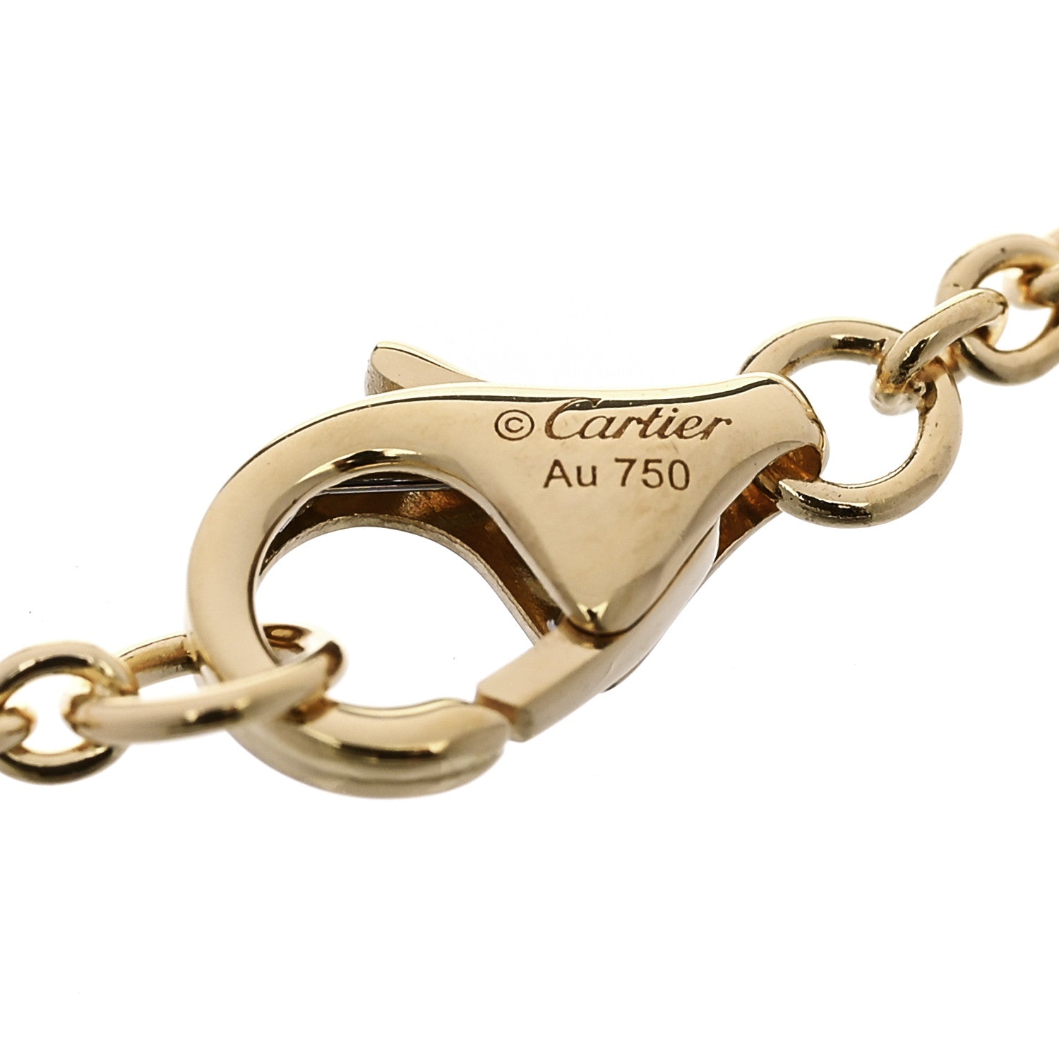 Cartier 18K Yellow Gold Interlocking LOVE Bracelet 3 of 5