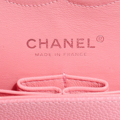 Chanel Caviar Quilted Medium Double Flap Pink 6 of 9