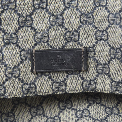 Gucci GG Plus Monogram Messenger Diaper Bag Navy 11 of 12