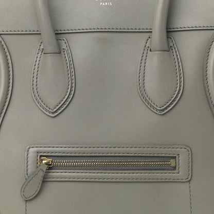 Celine Smooth Calfskin Mini Luggage Almond 8 of 14