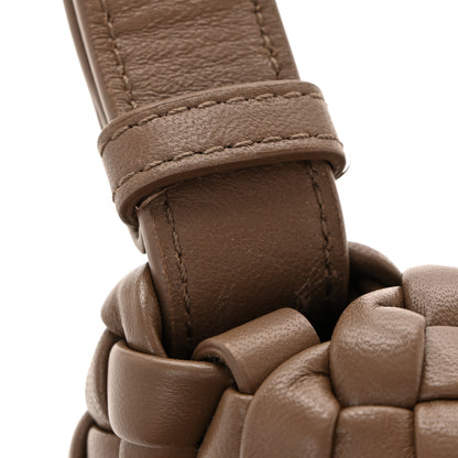 Bottega Veneta Nappa Intreccio Mini Cobble Shoulder Bag Taupe Grey 12 of 12