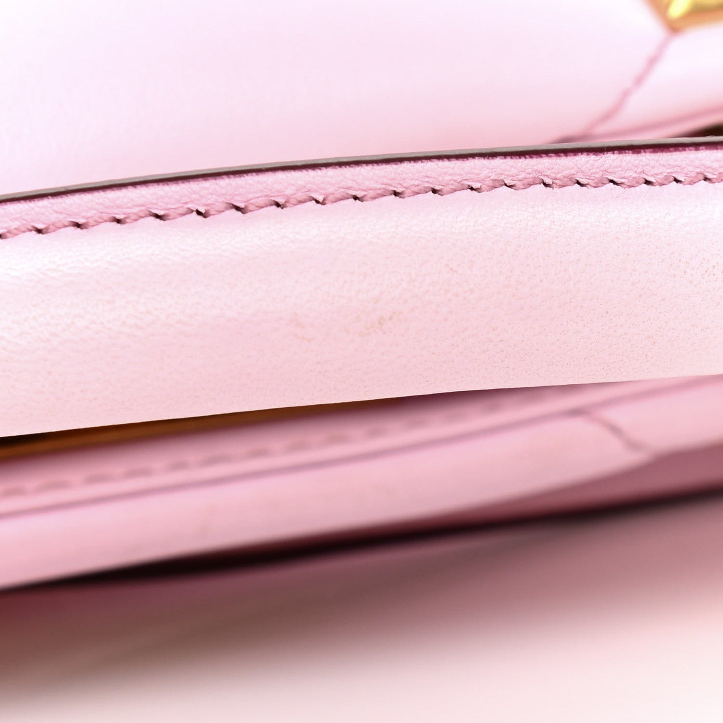 Nappa Mini Roman Stud The Handle Bag Pink Borealis