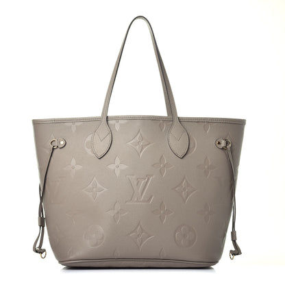 Louis Vuitton Empreinte Monogram Giant Neverfull MM Tourterelle 1 of 8