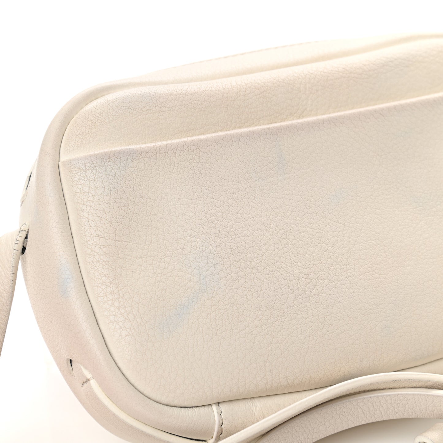 Calfskin Logo XS Everyday Camera Bag White