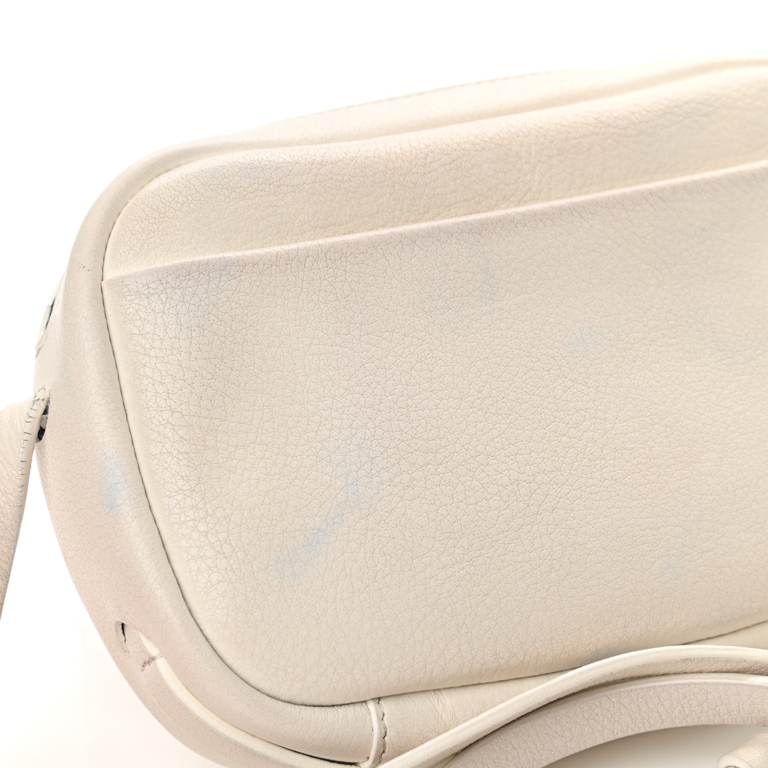 Balenciaga Calfskin Logo XS Everyday Camera Bag White 9 of 11