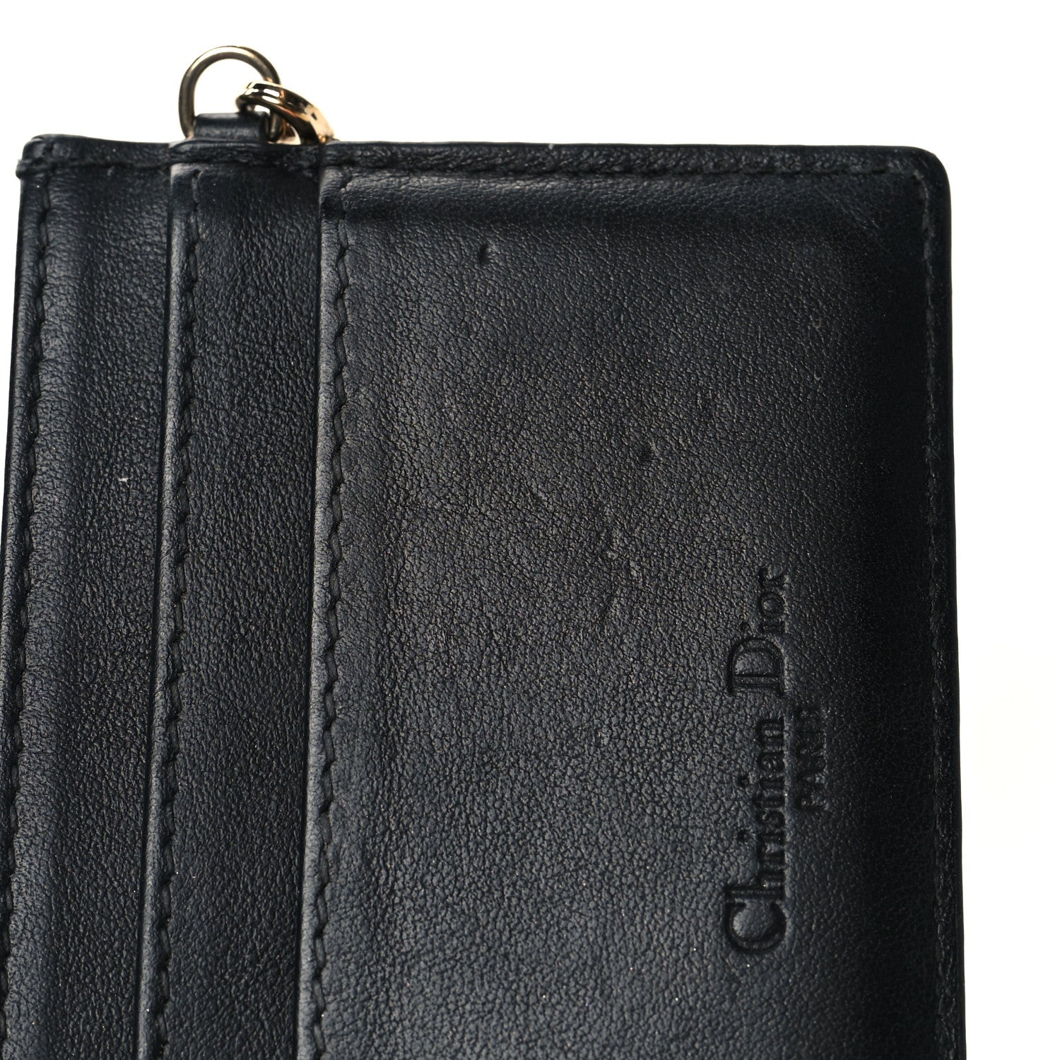 Christian Dior Calfskin Animals Card Holder Green 11 of 11