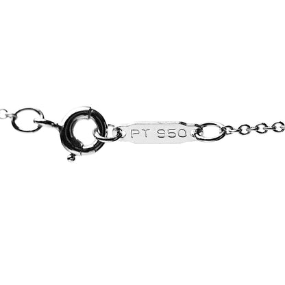 Tiffany Platinum Diamond Small Cross Pendant Necklace 6 of 6